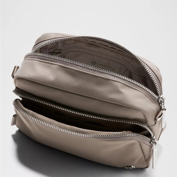 lululemon crossbody bag grey All Night Festival Micro Belt 2L lululemon athletica Multi-Pocket Crossbody Bag